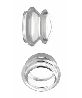 Master Series Clear Plungers Silicone Nipple Suckers  Large  Large