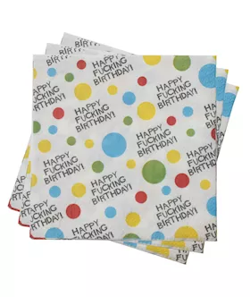 XRated Birthday Napkins 2 ply