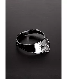 Locking Mens Collar with Ring