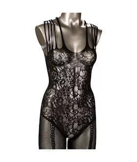 Scandal Plus Size Strappy Lace Body Suit