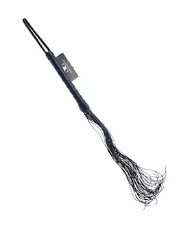 Bound X Leather Cord Flogger with Calfskin Handle