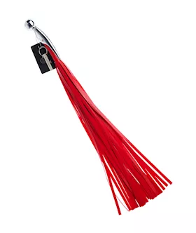 Bound X Silicone Flogger with Metal Handle