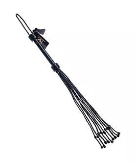 Bound X Mini Braided Leather Double Knot Flogger