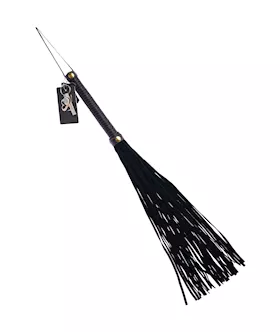 Bound X Suede Flogger with Cord Handle