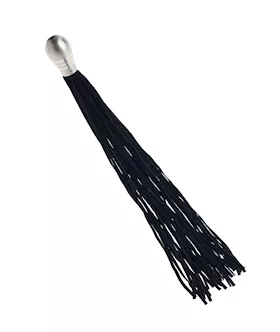 Bound X Suede Flogger with Metal Ball Handle