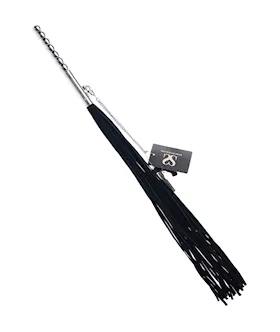 Bound X Suede Flogger with Metal Handle and Chain