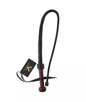 Bound X Leather Knot Tail Whip