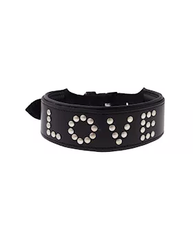 Bound X Love Studded Collar