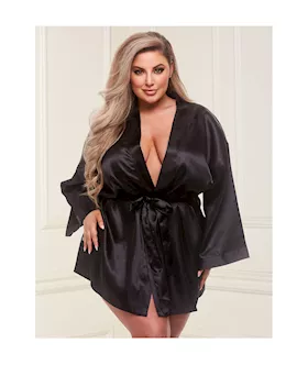Silken Satin Robe