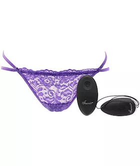 Vibrating open back rechargable panty