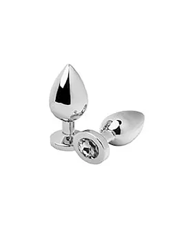 Jewelled Butt Plug Cubic Zirconium  31 Inch