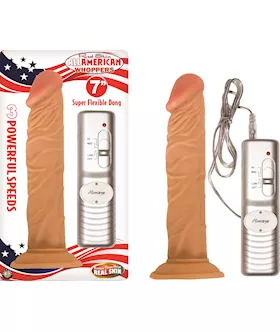 Nass Toys Vibrating Straight Dildo  7 Inch