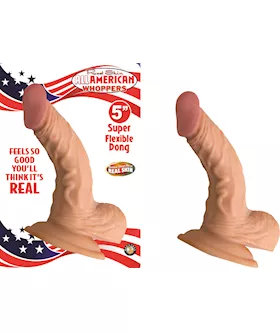 Nass Toys Curved Dildo with Balls  5 Inch