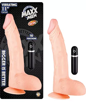 MAXX MEN VIBRATING CURVED DONG  11 Inch