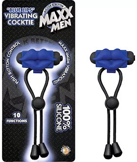 Maxx Men Blue Lips Vibrating Cocktie Blue