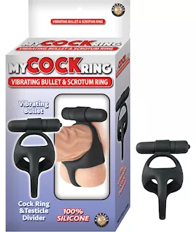My Cock Ring Vibrating Bullet  Scrotum Ring