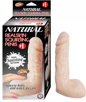Nass Toys Realskin Squirting Penis  6 Inch