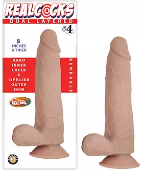 Nass Toys Dual Layered Dildo No4