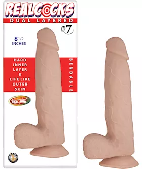Nass Toys Dual Layered Dildo No7
