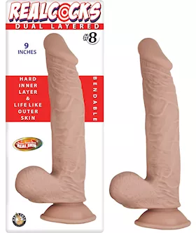 Nass Toys Dual Layered Dildo No8