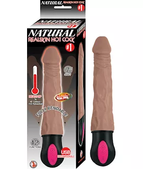 Nass Toys Real Skin Hot Cock 1 Vibrator  10 Inch