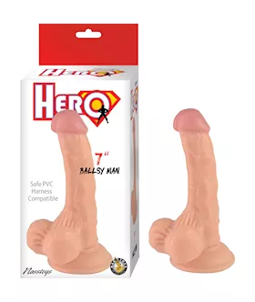HERO BALLSY MAN Dildo  7 Inch