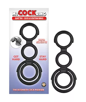Quattro Cock  Scrotum Rings