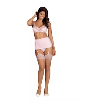Obsessive Girlly  Set with Garter Belt