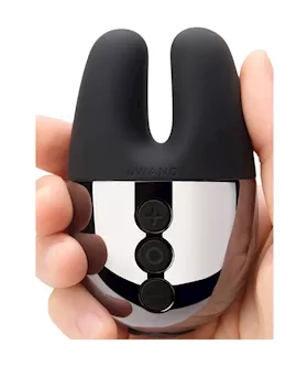 Le Wand Chrome Double Vibe Black