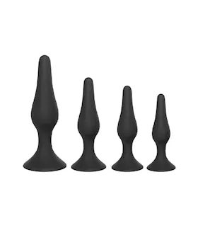 Obsidian Butt Plugs 4 Piece Set