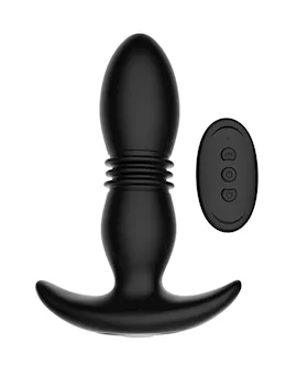 Beast in Black Pinpoint Probe Thrusting Butt Plug