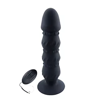 Remote Controlled Bumpy Butt Plug Vibe