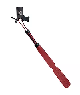 Bound X Leather Slapper with Spikes