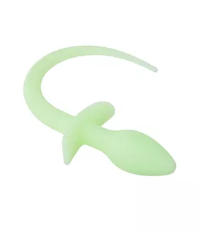 Glow in the Dark Dog Tail Butt Plug