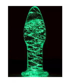 Lucent Glow in the Dark Glass Butt Plug