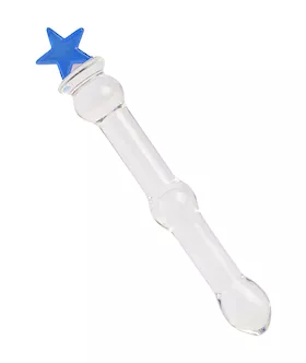 Lucent Small Star Handle Glass Massager
