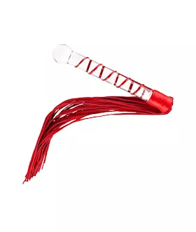 Lucent Glass Handle Flogger