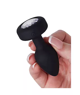 Dizzy Diamond Remote Controlled Vibrating Butt Plug