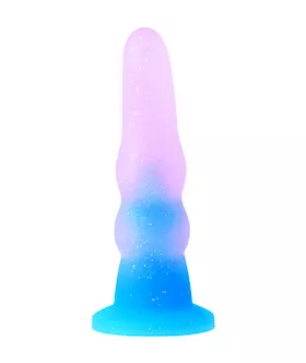 Nood Colours Glitter Rippled Dildo