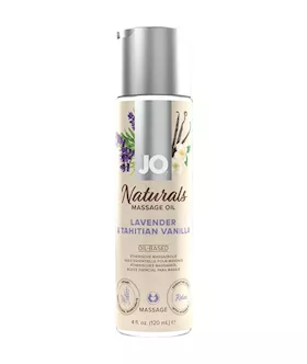 JO Naturals  Lavender  Vanilla  Massage 4 floz  120 mL
