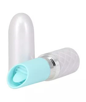 Pillow Talk Lusty Luxurious Flickering Massager Teal