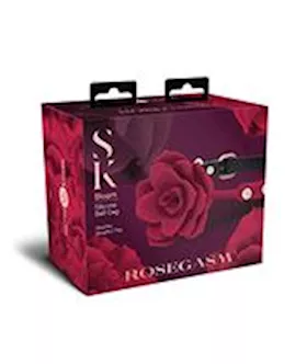 Sk Rosegasm Bloom Silicone Gag Red