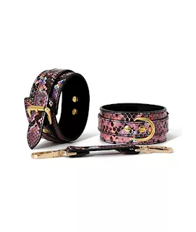 Share Satisfaction SnakePrint Wrist Cuffs