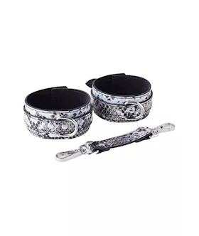 Share Satisfaction SnakePrint Ankle Cuffs