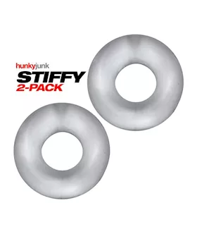 STIFFY 2pack bulge cockrings CLEAR ICE