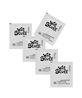 Wet Stuff Peach Lubricant Sachet