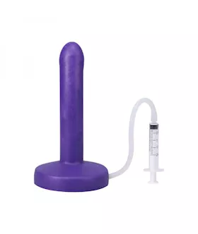 Pop Slim By Tantus Squirting Dildo Indiglow Bag