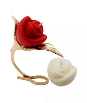 Yeahwow Flaming Rose Drip Candle Set