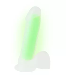 Nood Colours Glow in the Dark Dildo with Balls