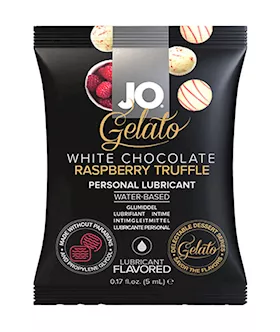 System Jo Gelato White Chocolate Raspberry Truffle Sample